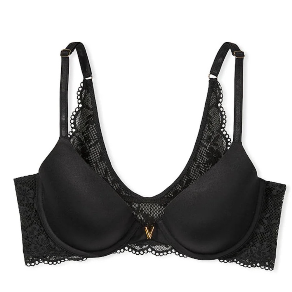 Victoria’s Secret Love Cloud Front Fastening Lightly Lined Demi Bra 34D